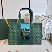 Uubags Goyard Villette Tote Bag MM In Green 45x15x32cm - 1