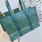 Uubags Goyard Villette Tote Bag MM In Green 45x15x32cm - 6