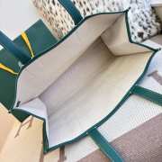 Uubags Goyard Villette Tote Bag MM In Green 45x15x32cm - 4