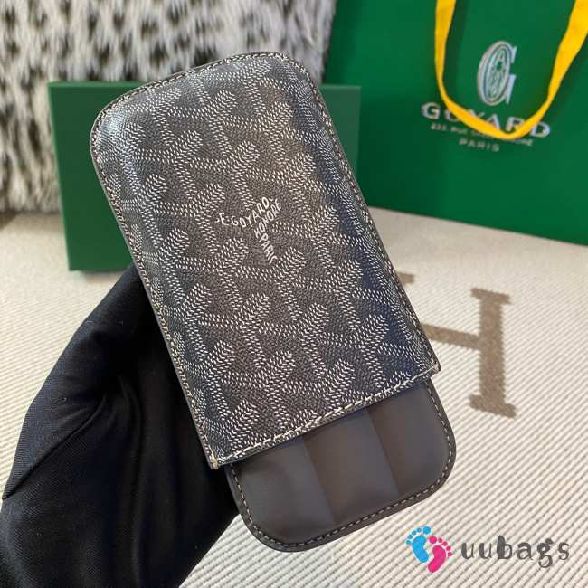 Uubags Goyard Churchill 3 Cigar Case In Grey 18x8x3.5cm - 1