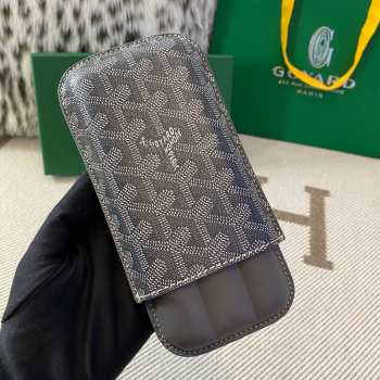 Uubags Goyard Churchill 3 Cigar Case In Grey 18x8x3.5cm
