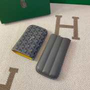 Uubags Goyard Churchill 3 Cigar Case In Grey 18x8x3.5cm - 4
