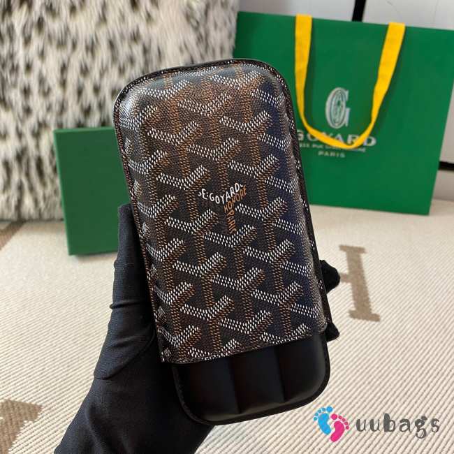 Uubags Goyard Churchill 3 Cigar Case In Black 18x8x3.5cm - 1