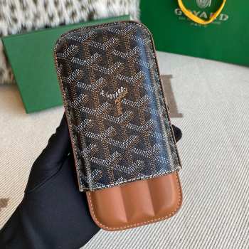 Uubags Goyard Churchill 3 Cigar Case In Tan 18x8x3.5cm