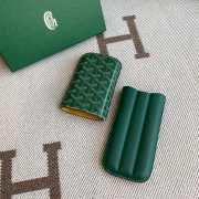 Uubags Goyard Churchill 3 Cigar Case In Green 18x8x3.5cm - 4