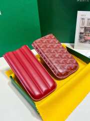 Uubags Goyard Churchill 3 Cigar Case In Red 18x8x3.5cm - 6
