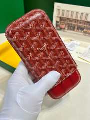 Uubags Goyard Churchill 3 Cigar Case In Red 18x8x3.5cm - 2