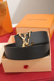 Uubags Louis Vuitton LV Initiales 4cm Reversible Belt With Gold-tone Metal In Black - 3