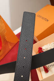 Uubags Louis Vuitton Initiales 4cm Reversible Belt With Silver-tone Metal In Black - 5