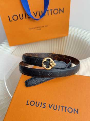 Uubags Louis Vuitton M8372V LV Flowergram Round 3cm Reversible Belt