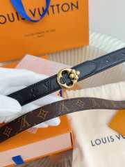 Uubags Louis Vuitton M8372V LV Flowergram Round 3cm Reversible Belt - 3