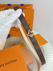 Uubags Louis Vuitton M4195V LV Flowergram Double-Sided Belt With Gold-tone Metal In Creme Monogram 2cm  - 3