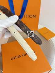 Uubags Louis Vuitton M4195V LV Flowergram Double-Sided Belt With Silver-tone Metal In Creme Monogram 2cm  - 6
