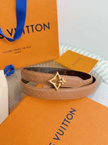 Uubags Louis Vuitton M4194W LV Flowergram Double-Sided Belt In Arizona/Monogram Brown 2cm