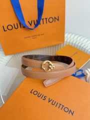 Uubags Louis Vuitton M4194W LV Flowergram Round 2cm Reversible Belt In Tan/Brown - 1