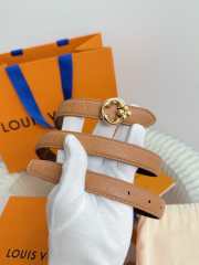 Uubags Louis Vuitton M4194W LV Flowergram Round 2cm Reversible Belt In Tan/Brown - 4