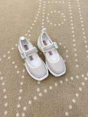 Uubags Roger Vivier Viv' on the Run Mary Janes in fabric beige - 3