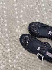 Uubags Roger Vivier Viv' on the Run Mary Janes in fabric black - 6