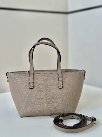 Uubags Fendi Mini Roll Tote Bag In Grey 15.5x11x13cm