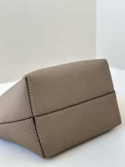 Uubags Fendi Mini Roll Tote Bag In Grey 15.5x11x13cm - 5