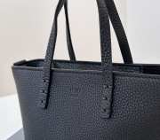 Uubags Fendi Mini Roll Tote Bag In Black 15.5x11x13cm - 5