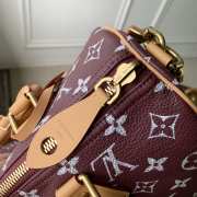 Uubags Louis Vuitton M2A455 Speedy P9 Bandoulière 25 Reversible Bag Monogram Fig 25x15x15cm - 4