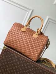Uubags Louis Vuitton M2A455 Speedy P9 Bandoulière 25 Reversible Bag Monogram Fig 25x15x15cm - 6