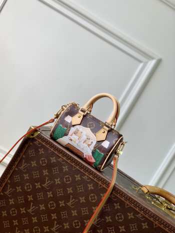 Uubags Louis Vuitton M2A895 Nano Speedy Bag Monogram Room Service 16x10x7.5cm