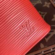 Uubags Louis Vuitton M25689 Nice Beauty Bag In Rouge Louis Color Epi Skin 13.5x11.5x3.5cm - 6