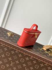 Uubags Louis Vuitton M25689 Nice Beauty Bag In Rouge Louis Color Epi Skin 13.5x11.5x3.5cm - 3