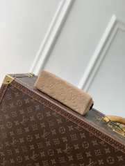 Uubags Louis Vuitton M29679 Pochette Cosmétique PM Pouch In Beige Suede Leather 19x12x6cm - 3