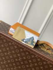 Uubags Louis Vuitton M29708 Coin Card Holder In Monogram Highlands Green 8x14.5x1cm - 2