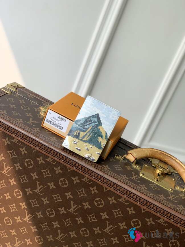 Uubags Louis Vuitton M29593 Pocket Organizer In Monogram Highlands Green 7.5x11.1x1cm - 1