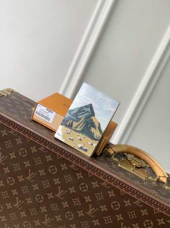 Uubags Louis Vuitton M3A084 New Passport Cover In Monogram Highlands Green 10x14x2.5cm