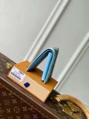 Uubags Louis Vuitton M3A085 Marco Wallet In Blue Monogram Highlands Coated Canvas 11x9.5x2.5cm - 6