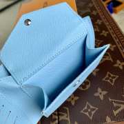 Uubags Louis Vuitton M3A085 Marco Wallet In Blue Monogram Highlands Coated Canvas 11x9.5x2.5cm - 5