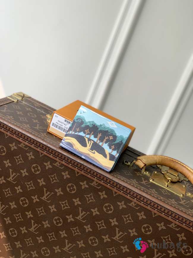 Uubags Louis Vuitton M29742 Slender Wallet In Monogram Highlands Blue 11x8.5x2cm - 1