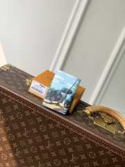 Uubags Louis Vuitton M29735 Pocket Organizer Wallet In Monogram Highlands Blue 7.5x11.1x1cm - 5