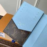 Uubags Louis Vuitton M29716 Passport Holder In Monogram Highlands Blue 10x14x2.5cm - 5