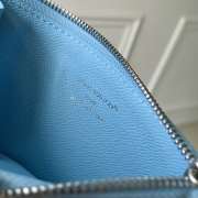 Uubags Louis Vuitton M3A083 Card and Coin Purse In Monogram Highlands Blue 8x14.5x1cm - 2
