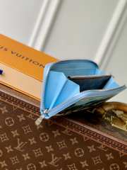 Uubags Louis Vuitton M29720 Zippy Wallet Horizontal In Monogram Highlands Blue 21x10x2.5cm - 4