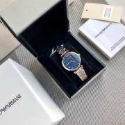 Uubags Emporio Armani Gianni T-Bar Blue Dial Two-Tone Ladies Watch AR11092 - 2