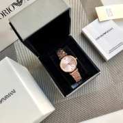 Uubags Emporio Armani Gianni T-Bar AR11059 Watch Rose Gold  - 4