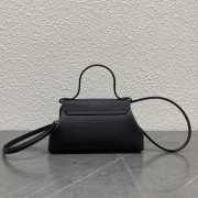 Uubags Celine Small Flair Bag In Grained Calfskin Black 24x12x9cm - 6