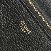 Uubags Celine Small Flair Bag In Grained Calfskin Black 24x12x9cm - 3