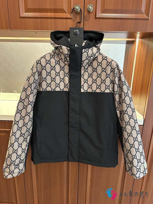 Uubags Gucci GG canvas puffer jacket beige and black - 1