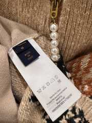 Uubags Louis Vuitton 1AIM54 Zippered Knitted Blouson In Beige - 5
