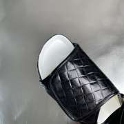 Uubags CHANEL Quilted Lambskin CC Logo High-Top Sandals in Black - 5