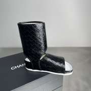 Uubags CHANEL Quilted Lambskin CC Logo High-Top Sandals in Black - 2