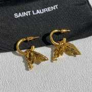 Uubags YSL Cassandre berry charm hoop earrings in metal - 5